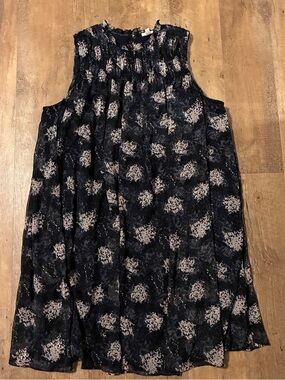 Joie Baltic Print Flowy Sleeveless Dress